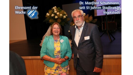 Frau Gottstein und Herr Dr. Manfred Schuhmann