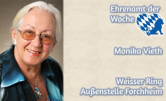 Monika Vieth Ehrenamt der Woche Weisser Ring Forchheim