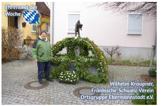  Wilhelm Kraupner am Osterbrunnen Ebermannstadt