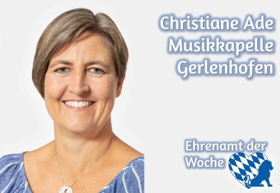 Christiane Ade erste Vorsitzende Musikkapelle Gerlenhofen