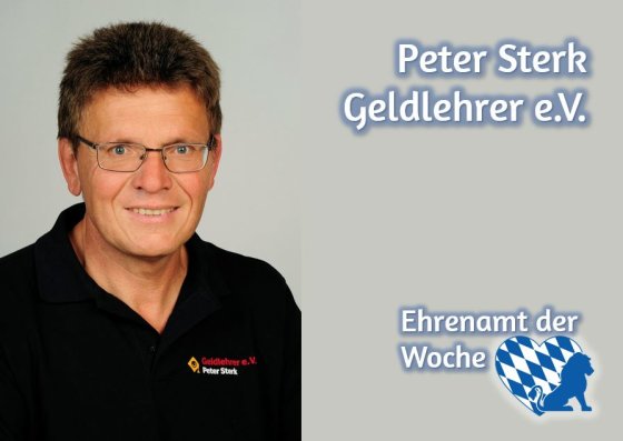 Peter Sterk vom Verein Geldlehrer Mann mit Brille